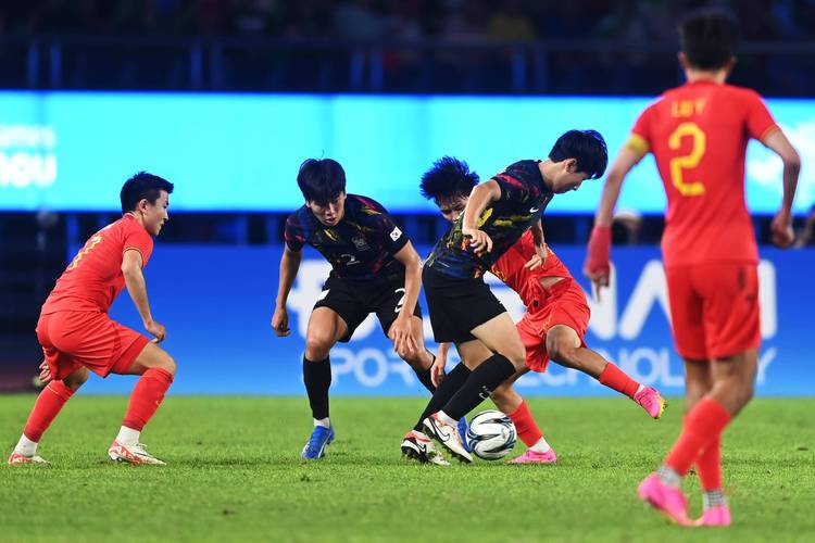 中国韩国足球比赛亚运会
