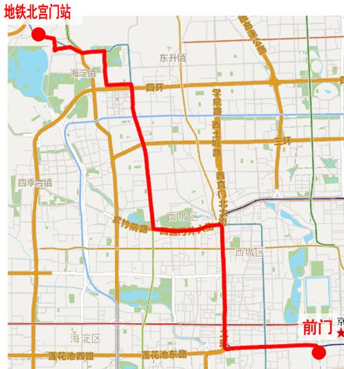 北京332路最新路线图