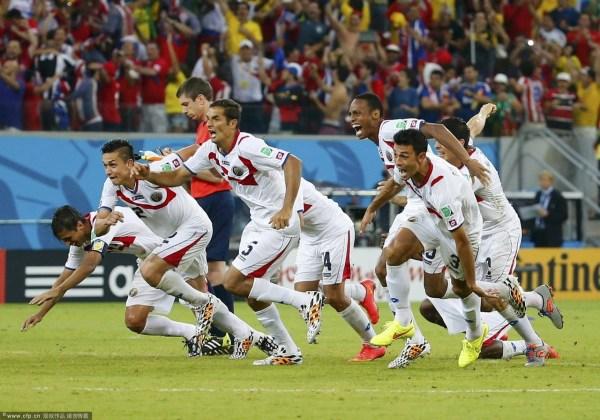 哥斯达黎加斩获世界杯第6胜