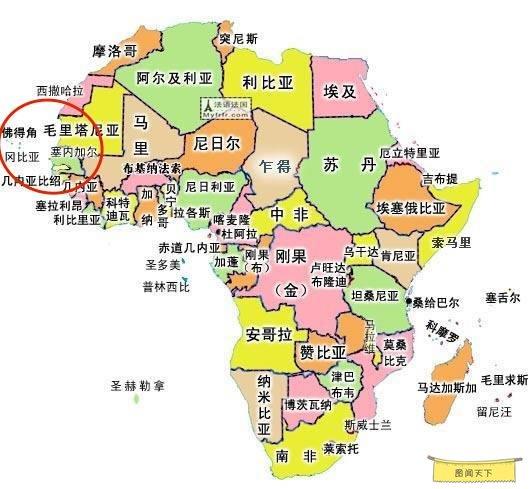 塞内加尔是哪个洲