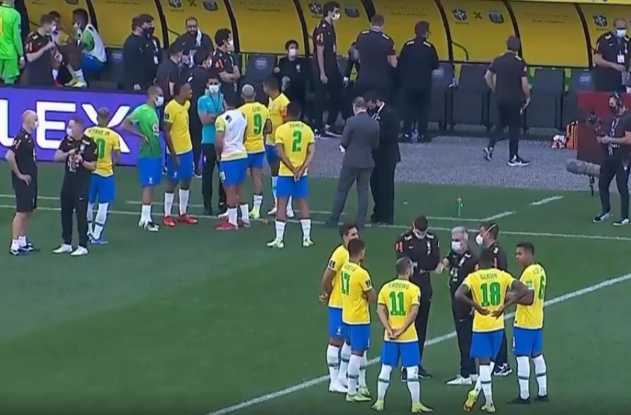 巴西vs阿根廷比赛中断