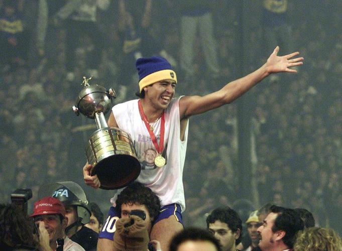 里克尔梅庆祝阿根廷夺冠