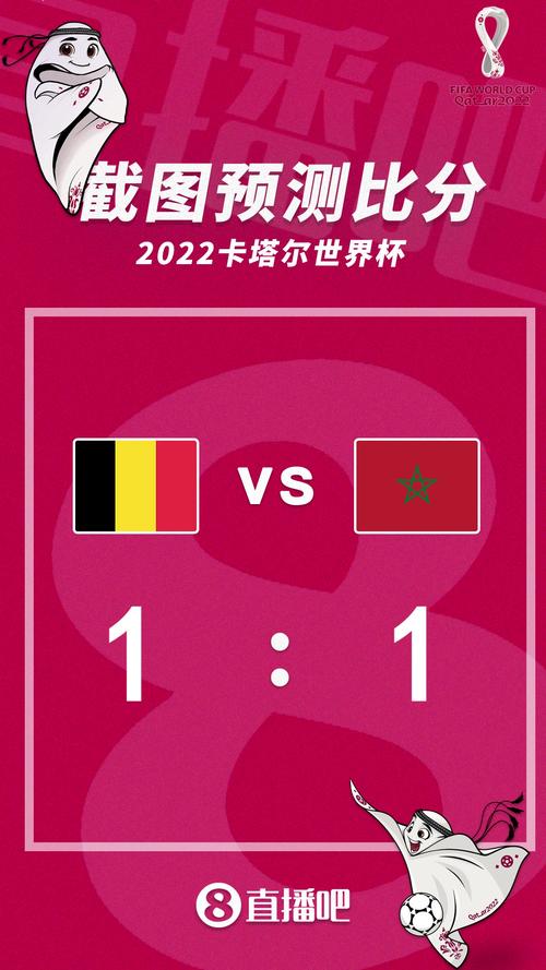 比利时对摩洛哥比分预测的相关图片